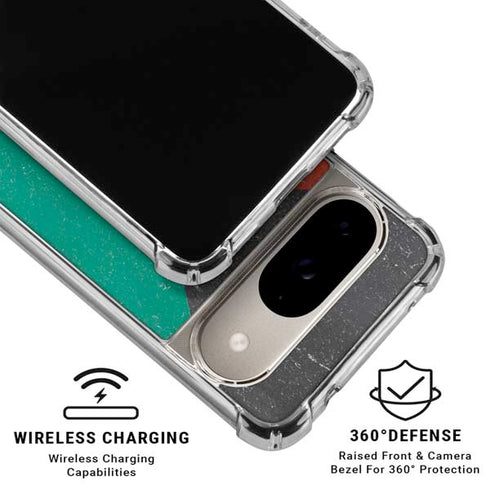 Kuwait Flag Distressed Google Pixel 10 Clear Case